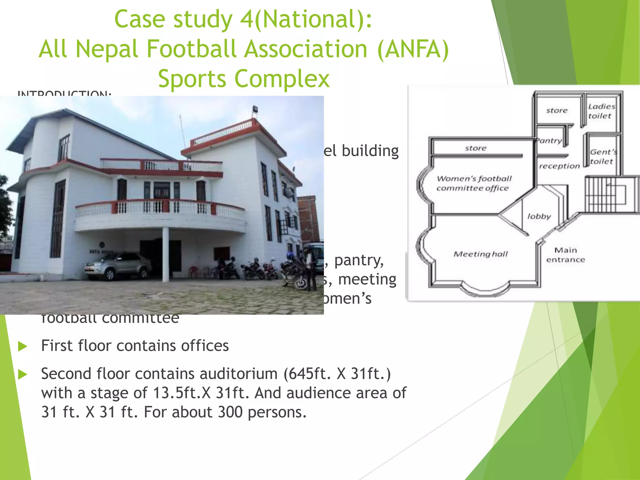 presentation on the literature and case study of cricket stadium | PPTX