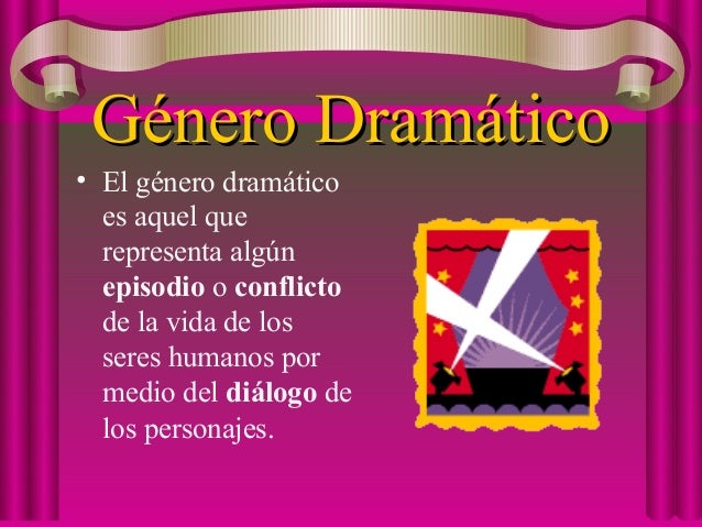 Ppt. genero dramatico