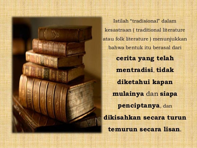 Sastra Tradisional