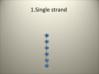 1.Single strand
w
p
s
h
r
q
 