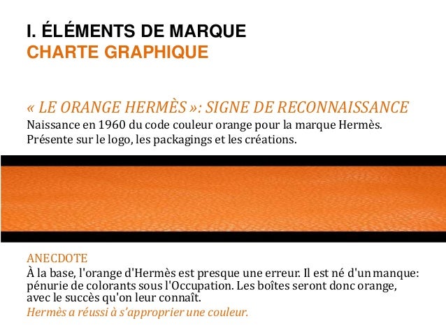 brand management hermes charte graphique couleur signification