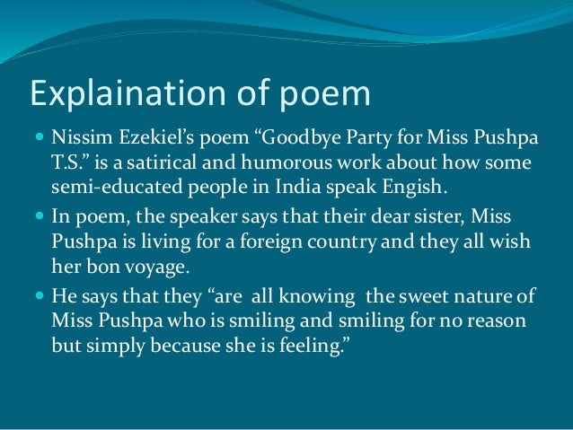 ironic mode in ezekiel’s poetry A poetry of proportions: nissim ezekiel's quest for the exact name it was only after independence that a disillusionment set it which allowed the ironic mode to come into prominence the political, social. ironic mode in ezekiel’s poetry A poetry of proportions: nissim ezekiel's quest for the exact name it was only after independence that a disillusionment set it which allowed the ironic mode to come into prominence the political, social.