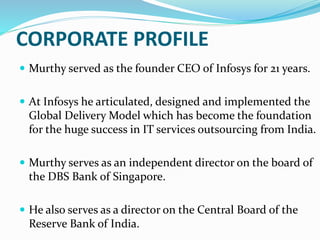 CORPORATE PROFILE
 He is also an Independent Director on the board of HSBC.
 He also serves on the boards of the Ford Fo...