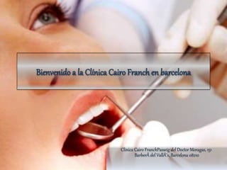 Clinica Cairo FranchPasseig del Doctor Moragas, 151
BarberÃ del VallÃ¨s, Barcelona 08210
 