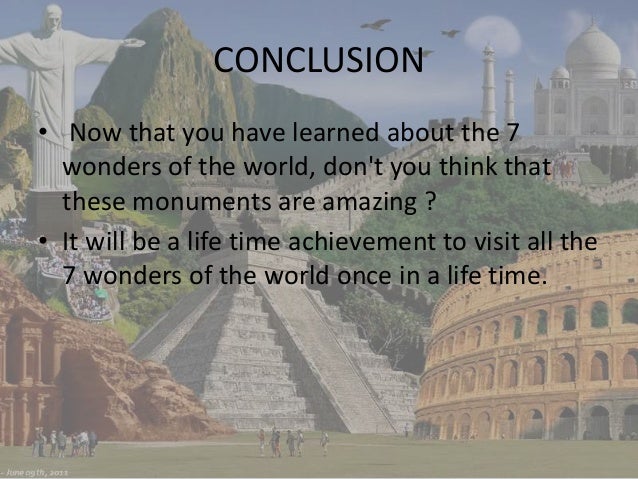 7 wonders of the world