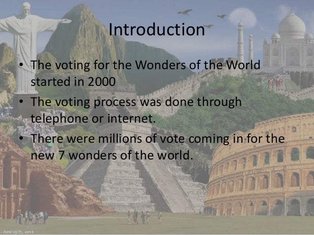 7 wonders of the world