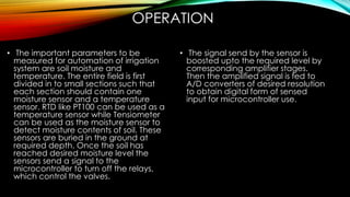 microcontroller based automation of drip irrigation system | PPTX ...
