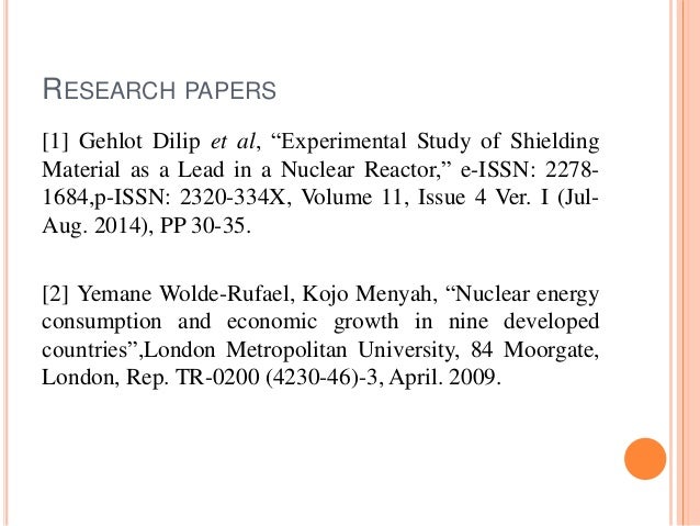 Nuclear reactors essay