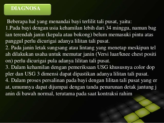 KELAINAN TALI PUSAT Ppt