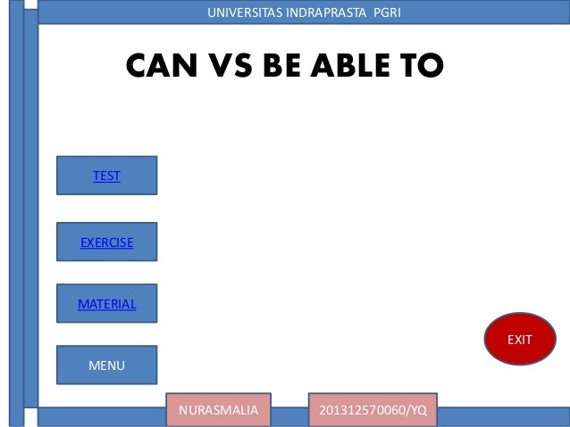 Ppt. can vs be able to.