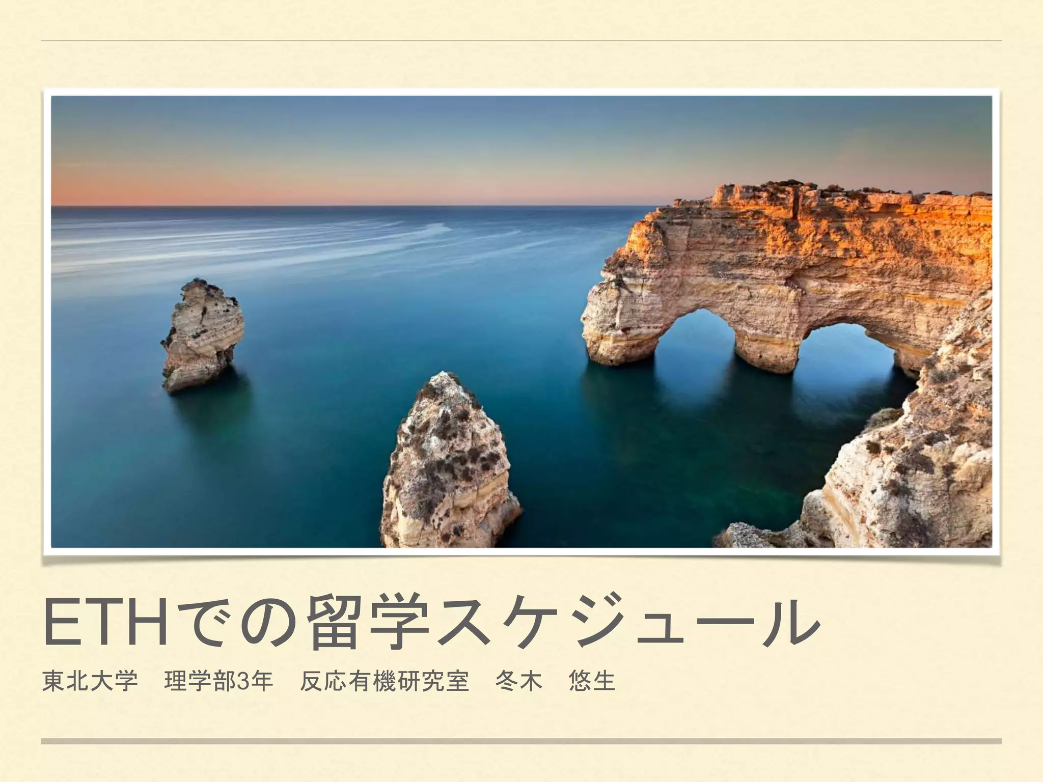 スイス連邦工科大学チューリッヒ校での留学生活 | PPTX