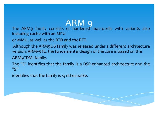 ARM9TDMI ARCHITECTURE PDF DOWNLOAD ARM9TDMI ARCHITECTURE PDF DOWNLOAD