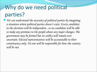 A   ppt on political parties of India.