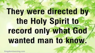 Is the Bible God's Word or Man's Word?
