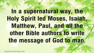 Is the Bible God's Word or Man's Word?