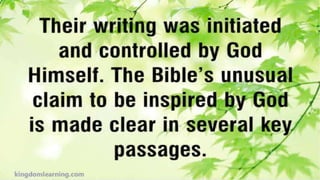 Is the Bible God's Word or Man's Word?