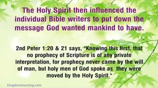 Is the Bible God's Word or Man's Word?