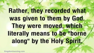 Is the Bible God's Word or Man's Word?