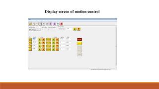 Display screen of motion control
 