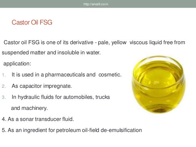 Castor Oil Derivatives at Affordable Price