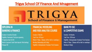 Trigya School Of Finance And Mnagement
 