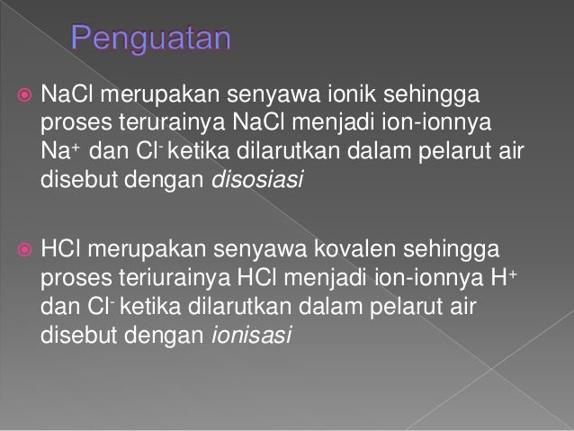 Media Pembelajaran Larutan Elektrolit dan Non-elektrolit