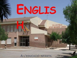 A L’EDUCACIÓ INFANTIL
ENGLIS
H
 