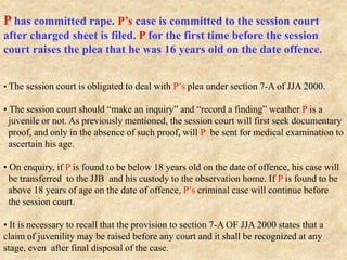  What about crimes committed with full knowledge- For
juveniles aged between 16 to 18, punishment should be
given in case...
