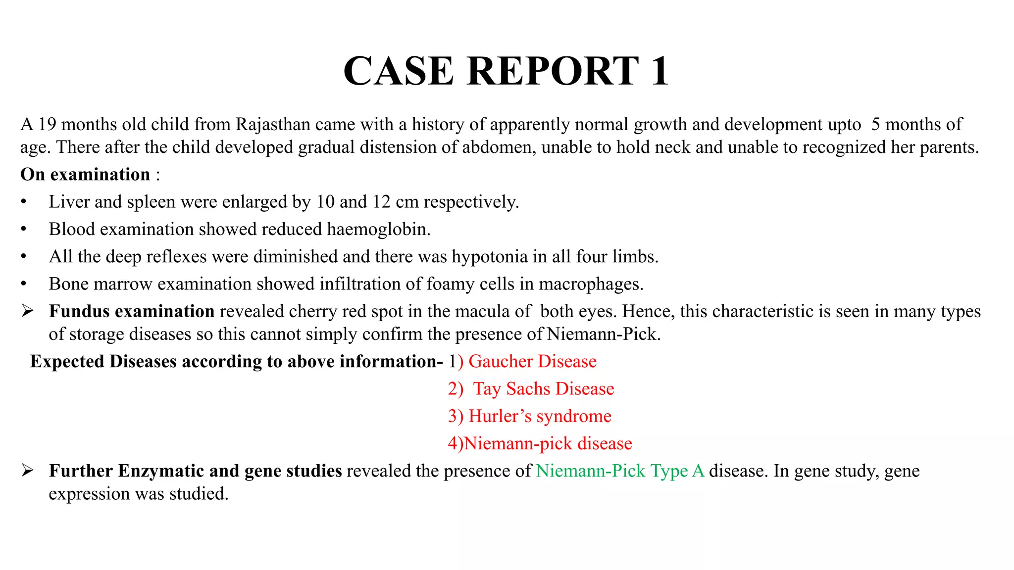 Niemann Pick Disease PPT