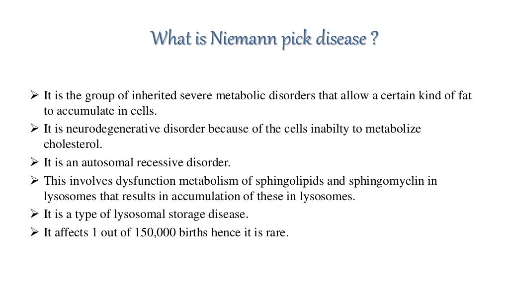 Niemann Pick Disease