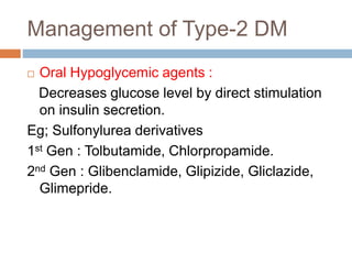 Role of Metformin & Glilipiride in Diabetes | PPTX