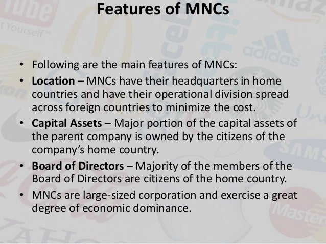 😎 Features Of Multinational Corporations Multinational Corporations