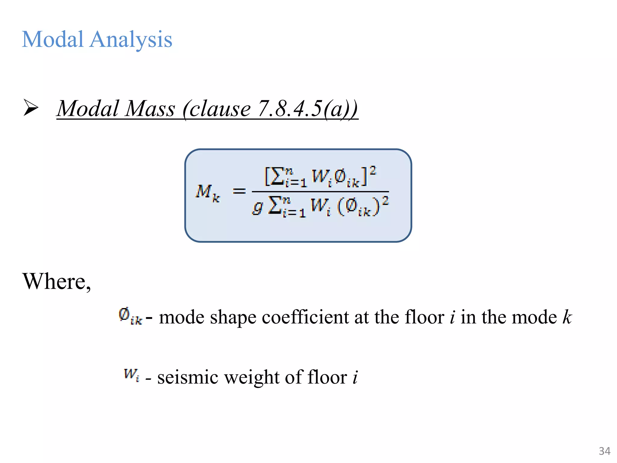 Seismic Analysis | PPTX