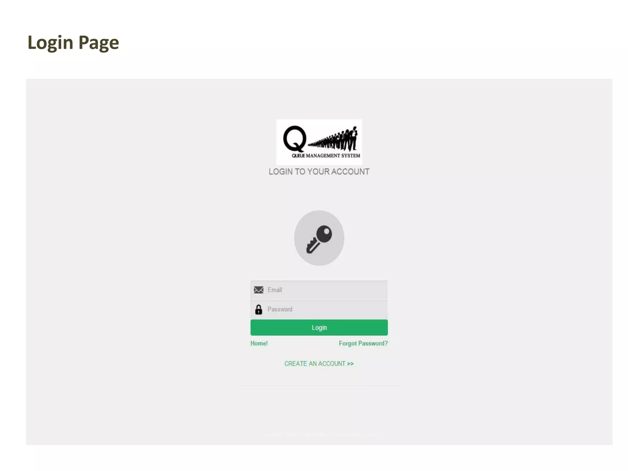 Login Page
 