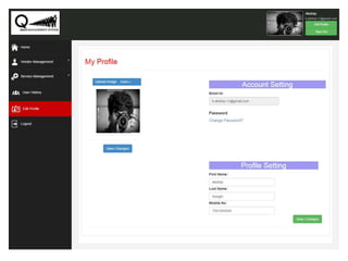 Queue Management System | PPTX
