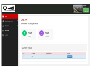 Queue Management System | PPTX