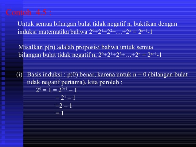 Power Point Induksi Matematika
