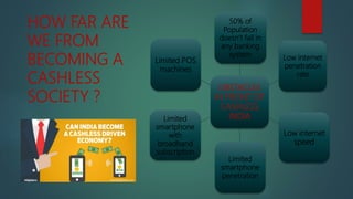 CASHLESS INDIA - A Way Forward | PPTX