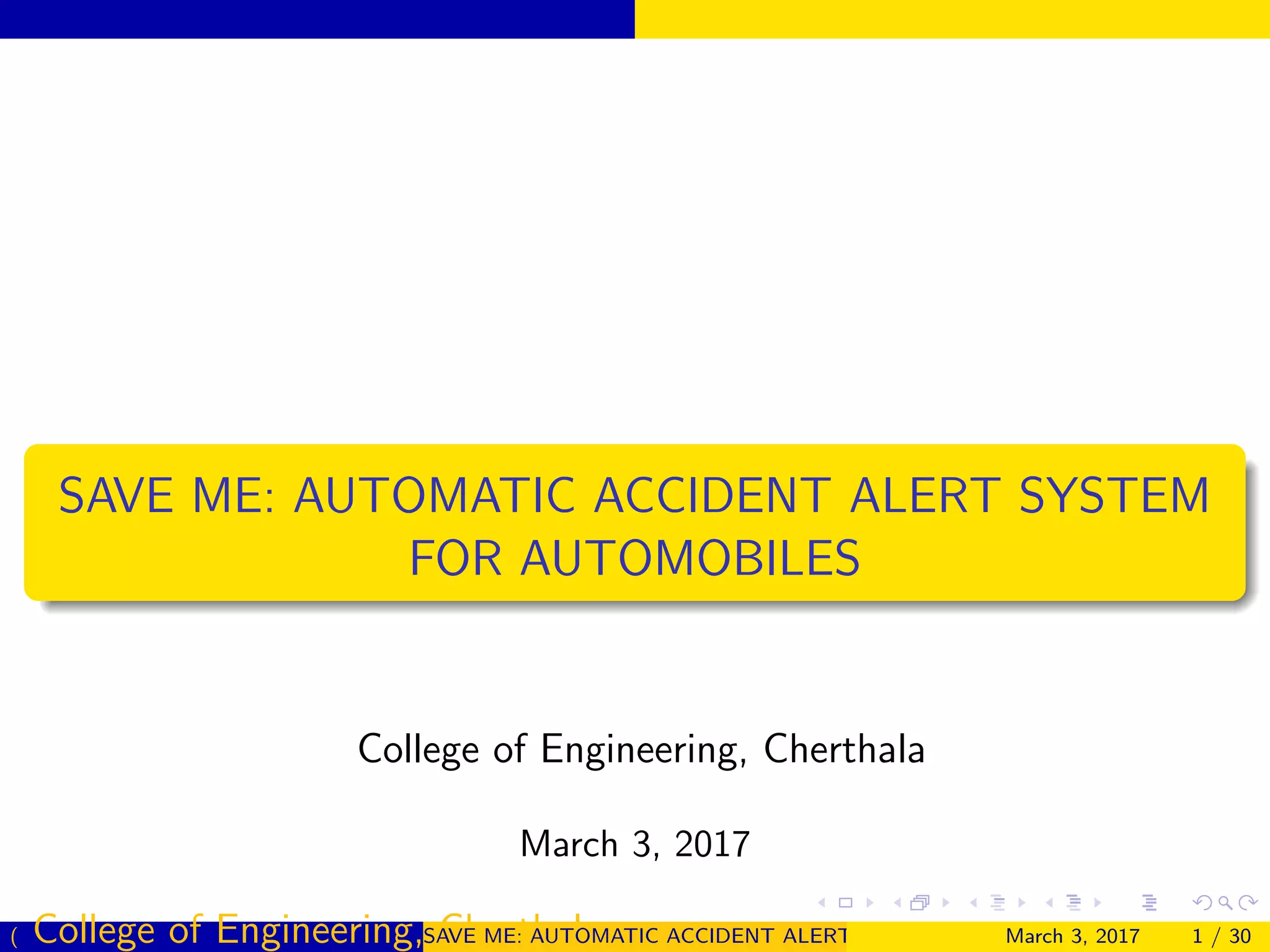 AUTOMATIC ACCIDENT DETECTION AND ALERT SYSTEM | PDF | Operating Systems ...