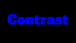 Contrast
 