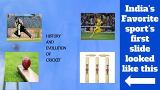 India’s
Favorite
sport’s
first
slide
looked
like this
 