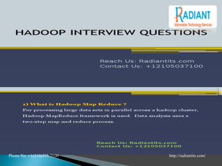 Phone No +1(210)503-7100 http://radiantits.com/
 