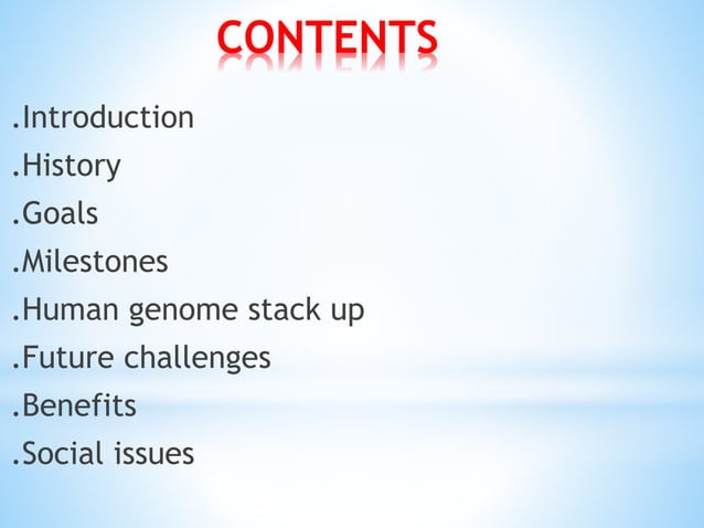 Human genome project | PPT
