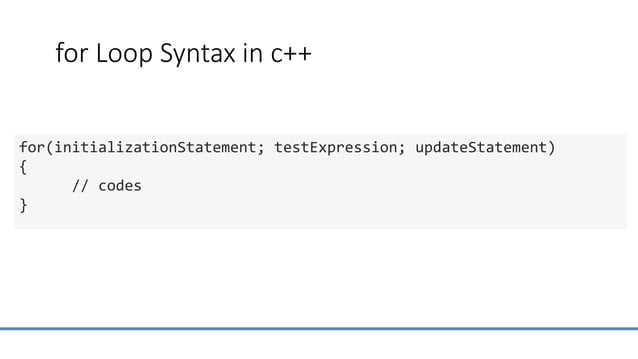 types of loops and what is loop | PPTX