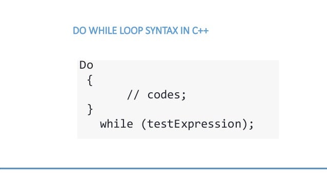 types of loops and what is loop