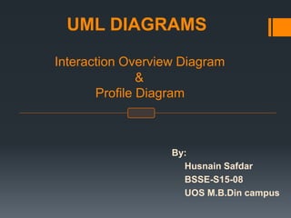Interaction overview and Profile UML Diagrams | PPT