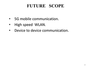 MILLIMETER WAVE FOR 5G CELLULAR | PPTX