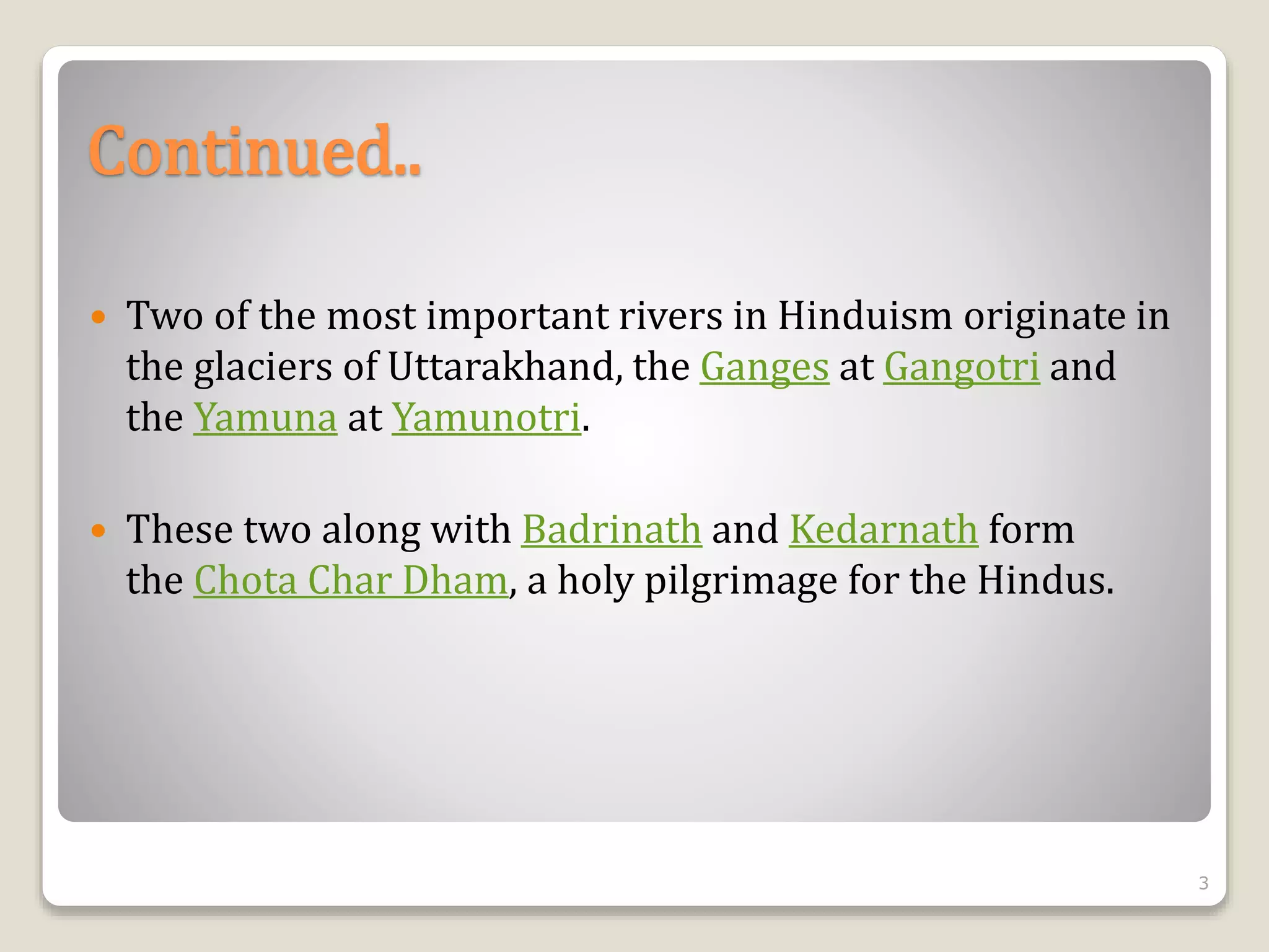 The Kedarnath Trajedy | PPTX