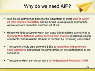 Air Independent Propulsion for Submarines | PPT