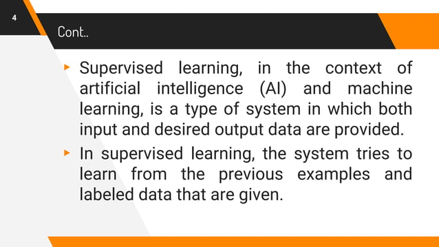 Supervised Machine Learning Techniques | PPTX